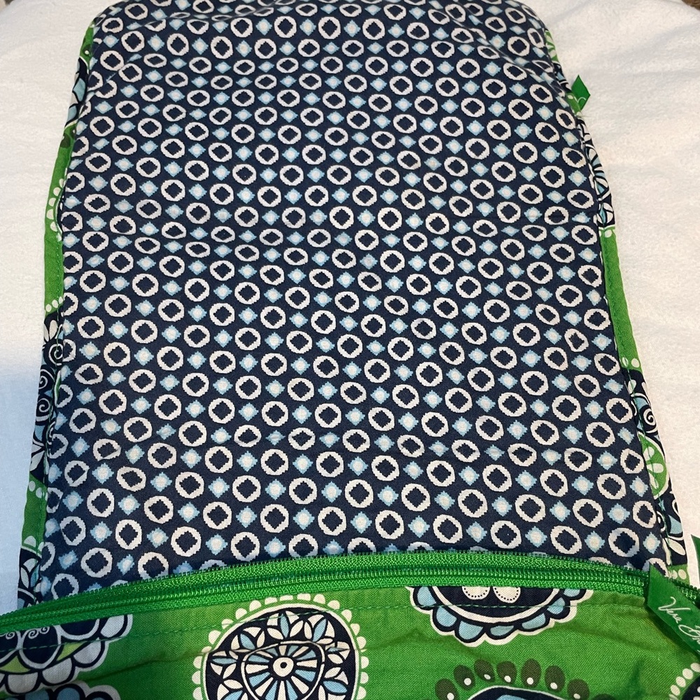 Vera Bradley Green and Blue Patterned Crossbody Bag - Picture 10 of 11